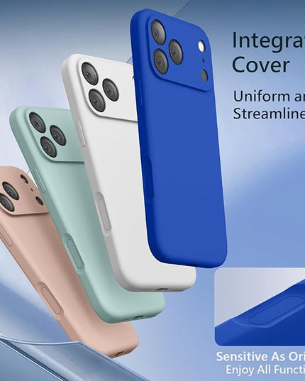 FireNova Magnetic for iPhone 17 Pro Case, Compatible with MagSafe, [Integrated Silicone Camera Control Button] [Camera Protection] Anti-Scratch Microfiber Lining Phone Case, 6.3", Klein Blue
