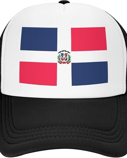 Cute Flag Baseball Cap for Men Women Mesh Trucker Hat Adjustable Patriotic Snapback Baseball Hat for Sports Running
