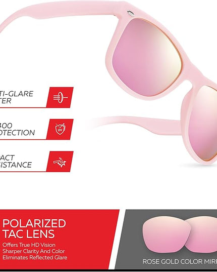 Retro Rewind Polarized Sunglasses for Men and Women - UV Protection Classic Sun Glasses