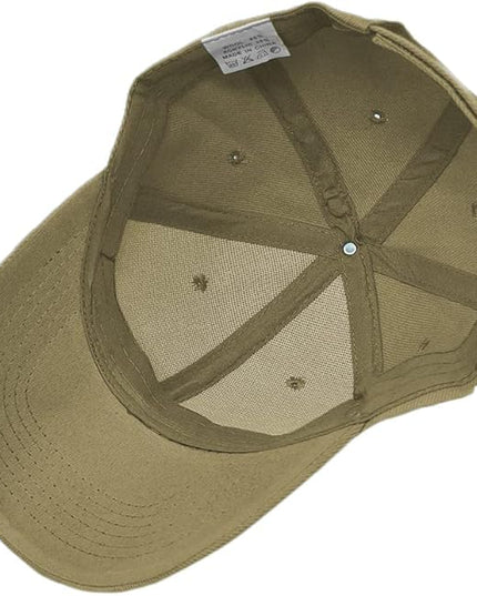Glory Max Plain Baseball Cap Hook & Loop Strap Adjustable Solid Blank Curved Visor Hat