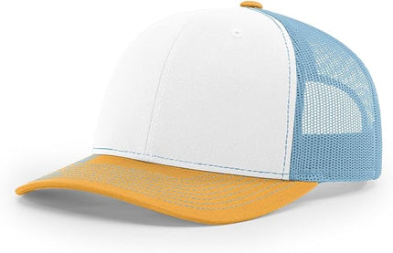 Richardson 112 Trucker Hat - Premium Adjustable Snapback Hat - Structured Six Panel Richardson Blank Caps