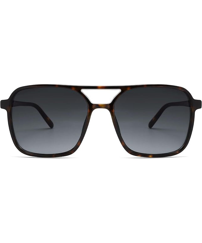 SOJOS Trendy Vintage Aviator Square Sunglasses For Womens Mens Retro 70s UV400 Women Sun Glasses SJ2327