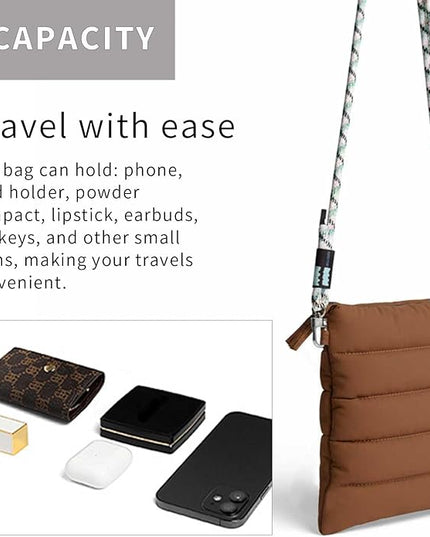 ACUARIO Crossbody Bag for Women, Tote Bag Purse for Work, Travel, Gym – Small Shoulder Bag, Stylish Women’s Tote Handbag