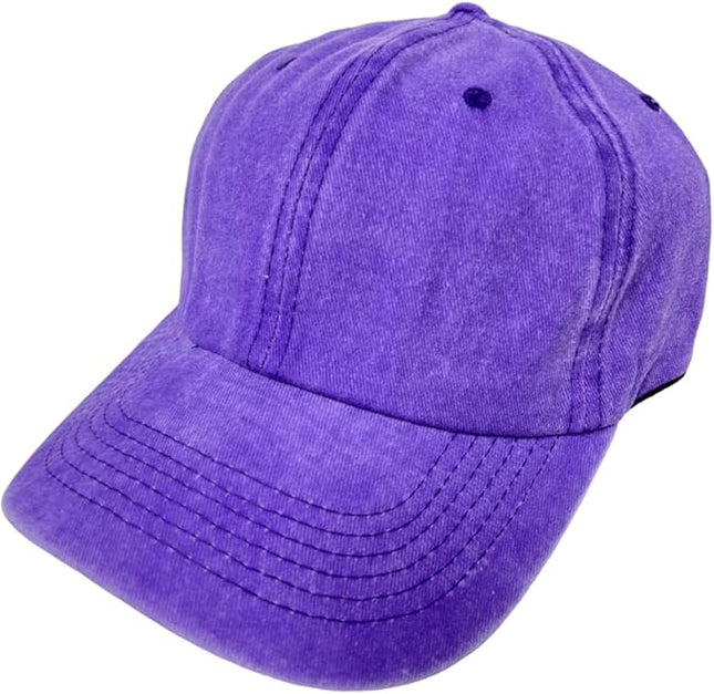 Roytrense Unisex 100% Cotton Washed Low Profile Dad Hat - Adjustable Baseball Cap for Outdoor Activities