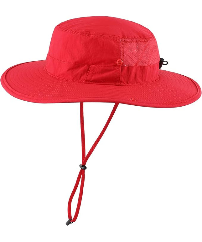 Connectyle Men's Sun Hat UPF 50+ Wide Brim Bucket Hats for Fishing Hiking Gardening Adjustable Boonie Hat Outdoor Safari Hats