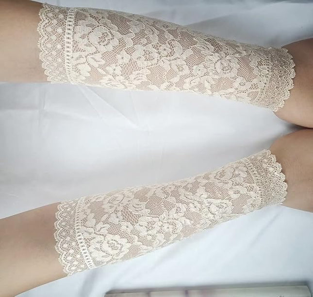 Women's Short Lace Gloves Fingerless for Driving Wedding Wrist Length Bridal Prom Gloves