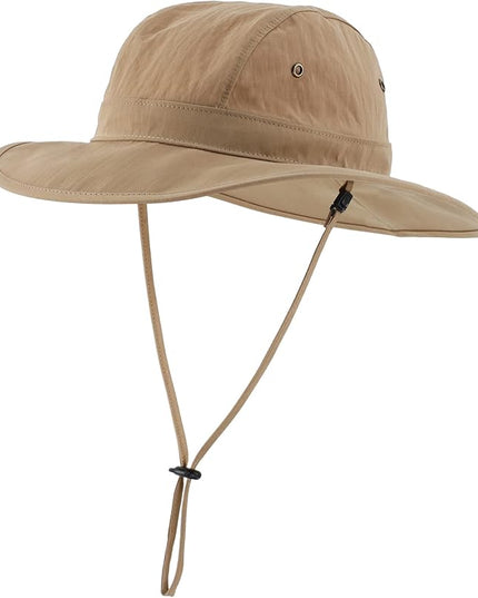 Home Prefer Summer UPF 50+ Men's Bucket Sun Hat Wide Brim Fishing Hat Safari Hat