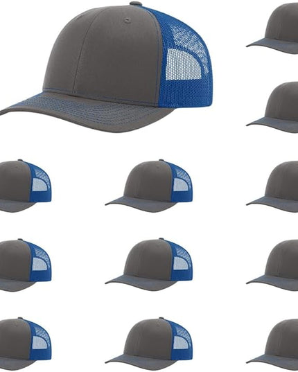 Richardson 112 Classic Six-Panel Adjustable Snapback Trucker Cap | Bulk Packs Available