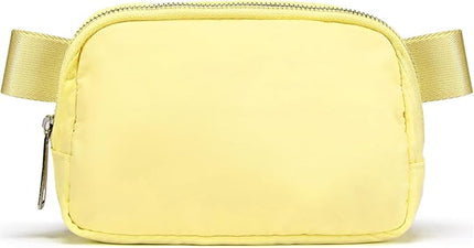 YOSHUYUKI Fanny Pack Cross Body Small Crossbody Bags for Women Men Trendy Nylon Waterproof Mini Purse Travel Running Belt Bag Lulu Dupes Bum Hip Chest Waist Pack Side Bag Must Have Fuchsia