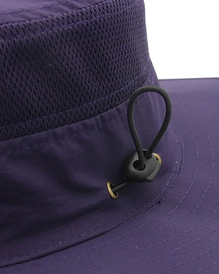 Home Prefer UPF 50+ Men's Sun Hat Wide Brim Bucket Hat UV Protection Hat for Mens Womens Beach Safari Gardening Golf Fishing