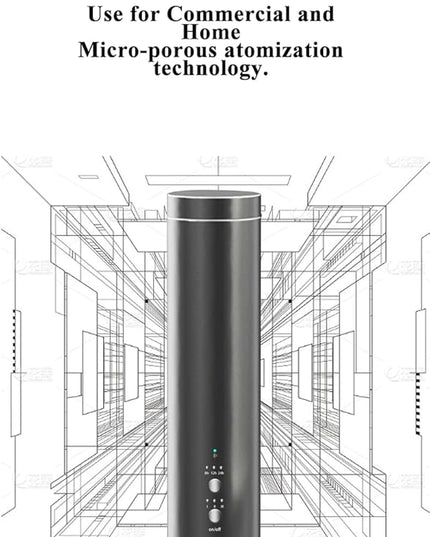 Waterless Diffuser Machine Scent Air Machine Covers 1500 Sq Ft for Home Diffusers Essential Oil Diffusers Studio Scent Diffuser Large Room Fragrance App Remote Control Capacity 3.5 Oz Ancient Silver
