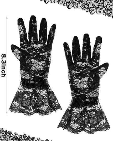 Sahabowi Satin Gloves Formal Bridal Banquet Party Wedding Opera Solid Colorful Mitten For Women