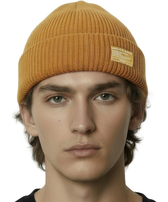 UNDERCONTROL Winter Trawler Fisherman Beanie Men Women Unisex Stylish Plain Docker Skull Hat Roll up Watch Cap Color Pack