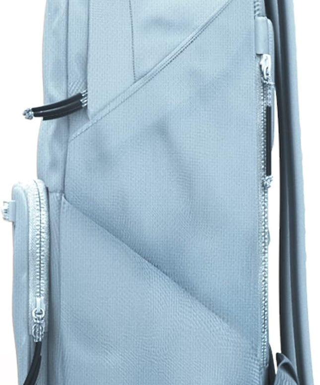 BREVITE The Backpack- Casual daypack backpacks for every function. Compact but spacious 18L aesthetic traveling backpack with laptop compartment. (Misty Blue)