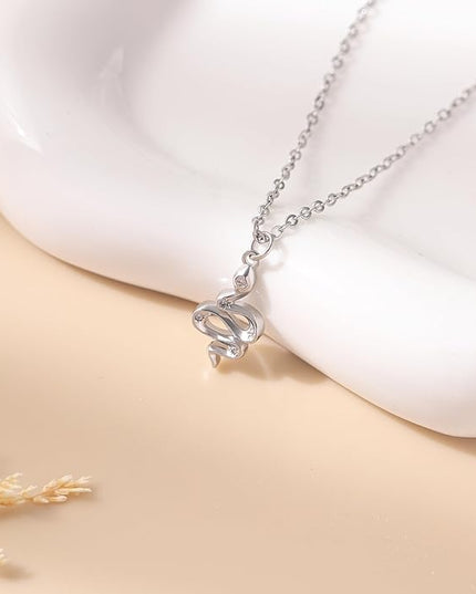 Baydurcan Pendant Necklace for Women Evil Eye Ankh Bow Necklace for Friends Sister Birthday Just Because Christmas Gifts