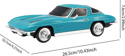Retro American Style car Bluetooth Speaker, Portable Wireless Outdoor Speaker, TWS Stereo, Support USB/TF/AUX, Party Bluetooth Speaker with Microphone,Classic car Gifts for Men(Green)