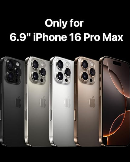 MAGEASY Designed for iPhone 16 Pro Max Case with Strap - 20ft Drop Protection Compatible with MagSafe, Transformable 2-in-1 Protective & Lanyard Case, Aluminum Frame | Odyssey Strap M (Metal Black)