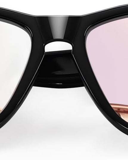 DANAMY Sunglasses Womens Polarized Sunglasses for Women Trendy Designer Mirrored UV400 Protection Sun Glasses