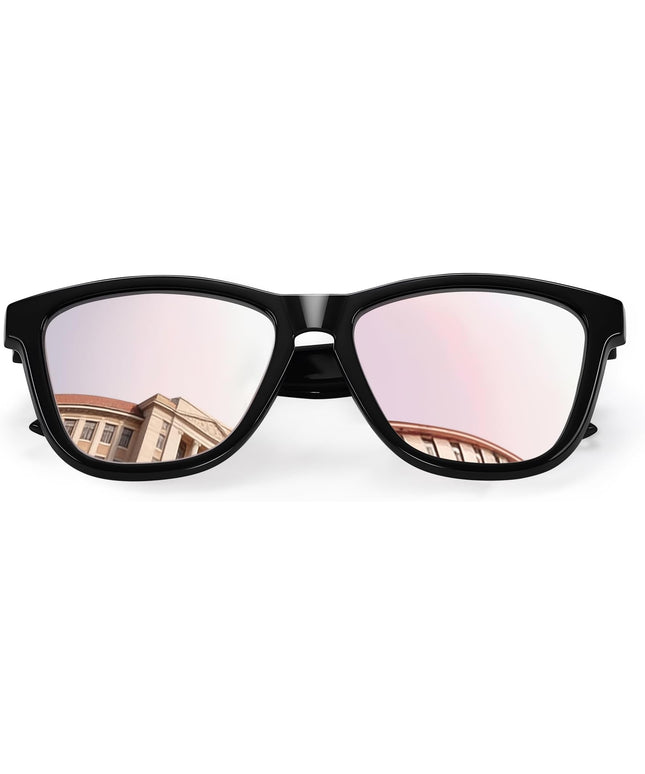 DANAMY Sunglasses Womens Polarized Sunglasses for Women Trendy Designer Mirrored UV400 Protection Sun Glasses