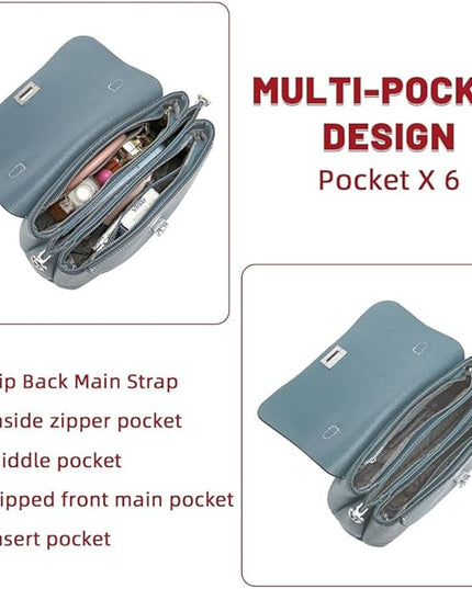 Soft Mini Crossbody Handbag, Genuine Leather Cute Shoulder Purse, Ladylike Daily Accessory
