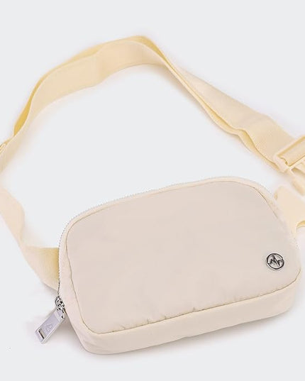 Pander Unisex Belt Bag Fanny Pack for Women with Adjustable Strap, Small Waist Pouch for Workout Running Traveling Hiking