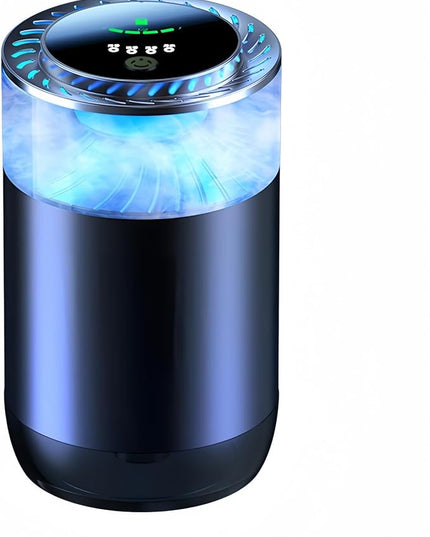 Smart Dffuser for Car with Fragrant Oil Packets, Colorful Light Scent Diffuser, Auto On/Off Car Air Freshener, Adjustable Intensity, 4 Mode Scents Refill X2 (Ocean)