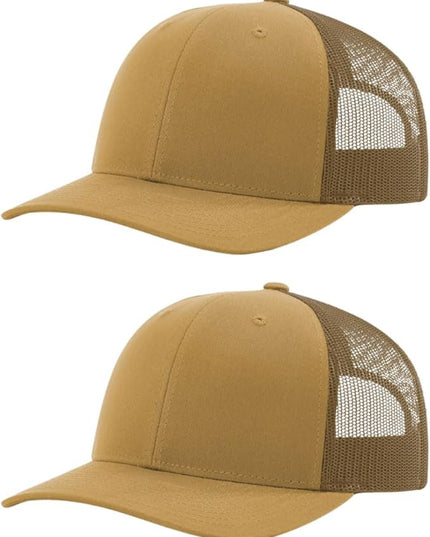 Richardson 112 Classic Six-Panel Adjustable Snapback Trucker Cap | Bulk Packs Available