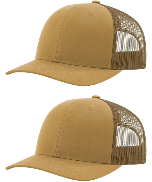 Richardson 112 Classic Six-Panel Adjustable Snapback Trucker Cap | Bulk Packs Available
