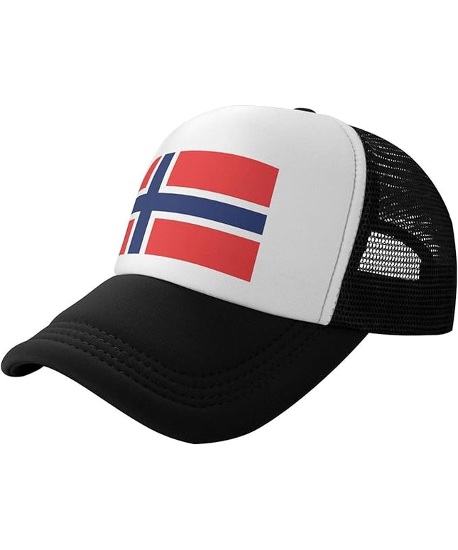 Cute Flag Baseball Cap for Men Women Mesh Trucker Hat Adjustable Patriotic Snapback Baseball Hat for Sports Running