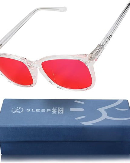 100% Blue Light Blocking Glasses - Women + Men - Better Sleep - Anti Eye Strain Protection - Computer Screens Gaming