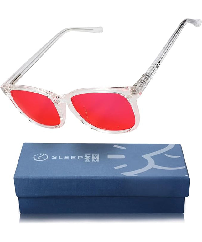 100% Blue Light Blocking Glasses - Women + Men - Better Sleep - Anti Eye Strain Protection - Computer Screens Gaming