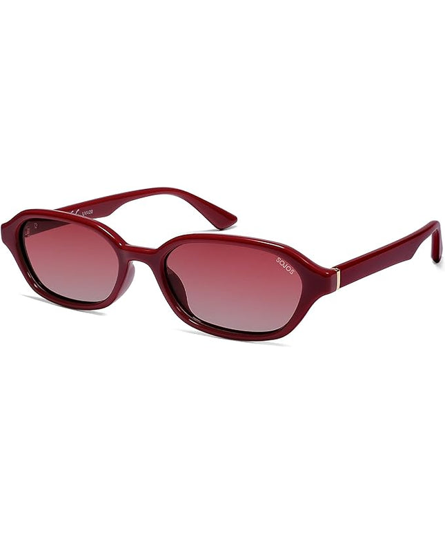 SOJOS Retro Rectangle Polarized Sunglasses for Women Men Trendy Hexagon Narrow Chic Y2K Sunnies SJ2629