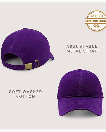 CHOK.LIDS Everyday Premium Dad Hat Unisex Cotton Baseball Cap for Men and Women Adjustable Lightweight Polo Style Curved Brim