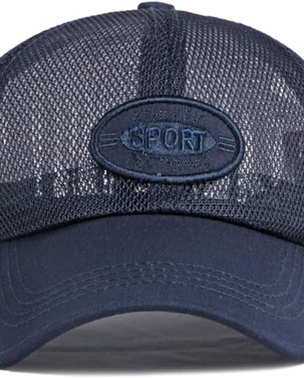 FASHIXD Mesh Baseball Cap for Men Women Summer Breathable Trucker Hats Running Hats Outdoor Sports Quick Dry Hat