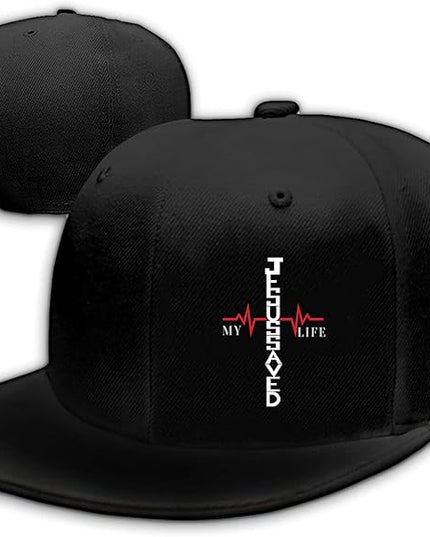 Chef Hat Flat Bill Hats for Men Funny Double Knives Kitchen Adjustable Baseball Cap Snapback Hat for Women