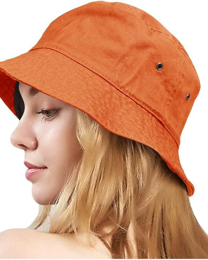 Unisex Bucket Small Brim Summer Beach UV Protective Packable Travel Hat