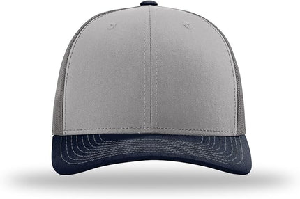 Richardson 112 Trucker Hat - Premium Adjustable Snapback Hat - Structured Six Panel Richardson Blank Caps