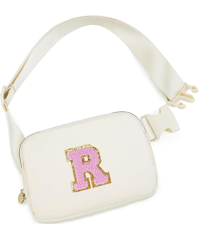Uygafly Personalized Anniversary Wife's Birthday Gifts,Mothers Day Gifts for Women Wife,Wife Gifts from Husband,Cool Birthday Gifts for Wife,Belt Bag Waist Packs for Women Girls | Cream,R