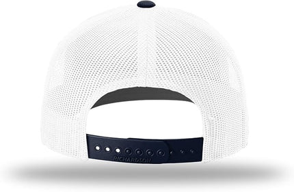 Richardson 112 Trucker Hat - Premium Adjustable Snapback Hat - Structured Six Panel Richardson Blank Caps