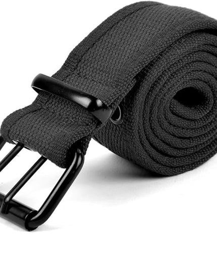 Boxed Gifts Parquet Casual Canvas Belt - Double Hole, Double Grommets for Men & Women