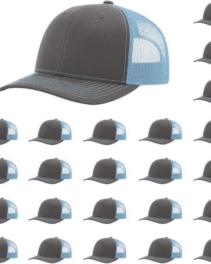 Richardson 112 Classic Six-Panel Adjustable Snapback Trucker Cap | Bulk Packs Available