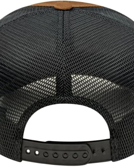 Cap America i8502 Flexfit 110 Premium Mid Profile 6-Panel Mesh Back Trucker Cap Hat w/UV Guard & Adjustable Snapback