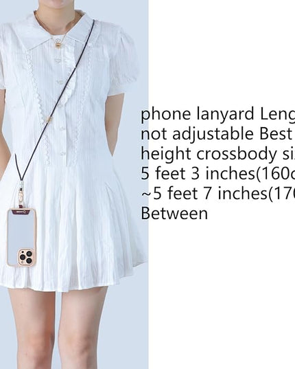 2-in-1 Utility Lanyard phone strap wrist strap-Leather
