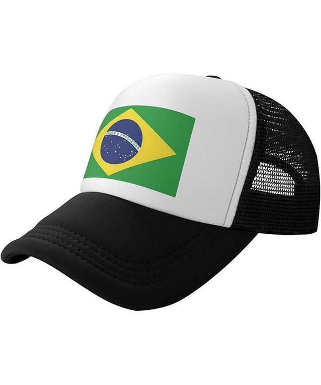 Cute Flag Baseball Cap for Men Women Mesh Trucker Hat Adjustable Patriotic Snapback Baseball Hat for Sports Running