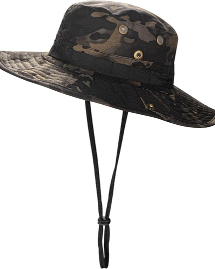 Sun Hats for Men Women Boonie Hat UPF 50+ Bucket Hat Wide Brim UV Protection Fishing Hiking Safari Outdoor Hats