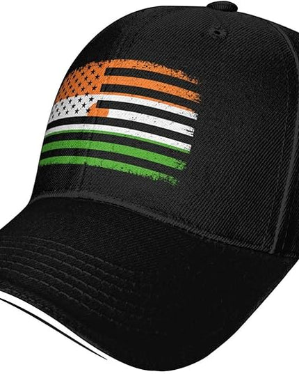 Unisex Baseball Cap Trucker Dad Hat for Men Women Adjustable Outdoors Sun hat Black