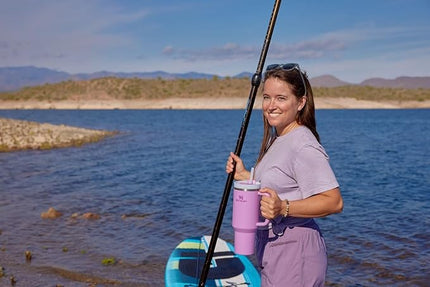 STANLEY Quencher H2.0 Tumbler with Handle and Straw 30 oz | Flowstate 3-Position Lid | Cup Holder Compatible for Travel | Insulated Stainless Steel Cup | BPA-Free | Lilac
