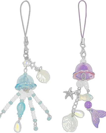 1-4PCS Cute Phone Charms Aesthetic Y2K Cell Phone Charms Strap Strawberry Butterfly Star PhoneCharm Y2K Accessories for Bag Keychain Airpods Camera Pendants Decor