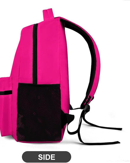 Fashion Fuchsia Backpack Lightweight Large Capacity Laptop Daybag for Travel Work