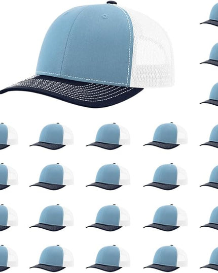 Richardson 112 Classic Six-Panel Adjustable Snapback Trucker Cap | Bulk Packs Available